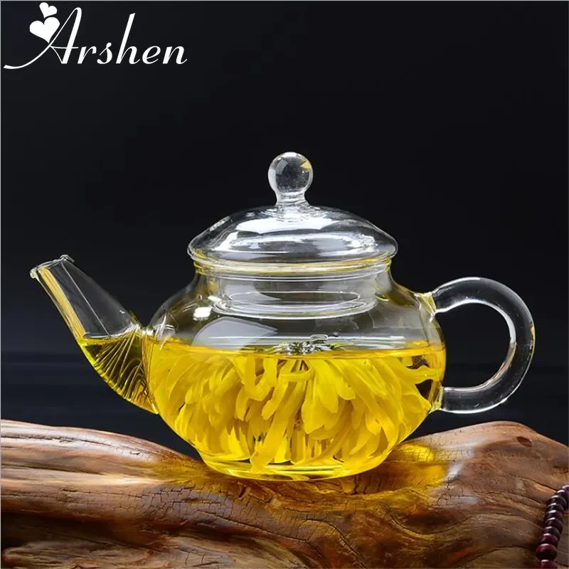 Arshen – théière en verre filtrée et résistante à la chaleur de 250ml, Double paroi ou avec théière à ressort en acier inoxydable, théière en verre transparent Arshen – théière en verre filtrée et résistante à la chaleur de 250ml, Double paroi ou avec théière à ressort en acier inoxydable, théière en verre transparent