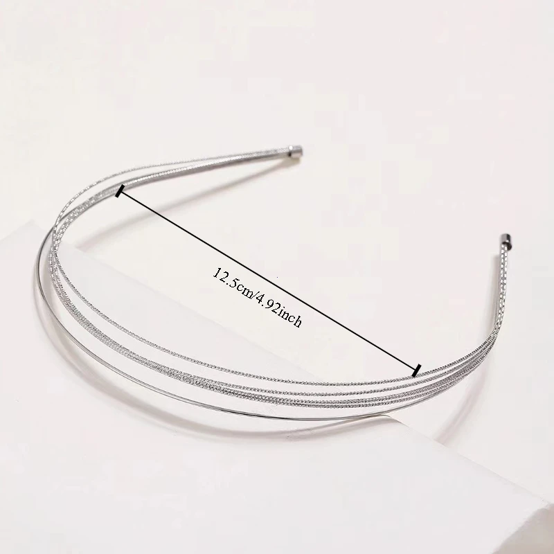 nouveau mince couleur or bandeaux femmes multicouche alliage cerceau de cheveux double racine métal bandes de cheveux accessoires de cheveux cerceau de tête lisse nouveau mince couleur or bandeaux femmes multicouche alliage cerceau de cheveux double racine métal bandes de cheveux accessoires de cheveux cerceau de tête lisse