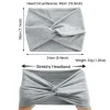 bandeaux de sauna larges torsadés pour femmes, turban d'entraînement, bandeau, accessoires pour cheveux, optique extra large