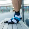 1 paire de chaussettes souples eu 39 44 à cinq doigts, anti transpiration, antibactériennes, en coton, respirantes, à bout fendu, pour hommes, sport
