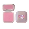 hello kitty pink blush sweet girl, outil de maquillage exquis, motif de mélodie kuromi, fournitures de vie, cadeau de festival pour petite amie, mode