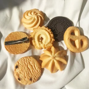 Épingle à cheveux en forme de Biscuit pour filles, pinces à cheveux simples et latérales, ornement de coiffure, accessoires de mode, nouvelle collection Épingle à cheveux en forme de Biscuit pour filles, pinces à cheveux simples et latérales, ornement de coiffure, accessoires de mode, nouvelle collection