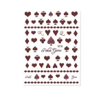 Japonais intéressant adhésif décalcomanies bricolage décoration d’ongle manucure Poker Nail Art autocollant cartes à jouer conception Japonais intéressant adhésif décalcomanies bricolage décoration d’ongle manucure Poker Nail Art autocollant cartes à jouer conception