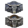 Boucle de ceinture tête de bœuf, boucle de ceinture de Cowboy occidental, boucle de ceinture sculptée à motif de bœuf pour accessoires de ceinture Boucle de ceinture tête de bœuf, boucle de ceinture de Cowboy occidental, boucle de ceinture sculptée à motif de bœuf pour accessoires de ceinture