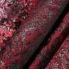 tissu jacquard double face rouge avec broderie, nouveau gilet hanfu de style chinois, chemisier, vêtements de bricolage, matériel textile pour créateurs