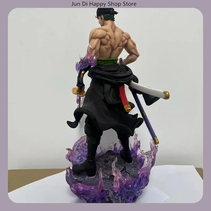 statue de pose debout roronoa zoro, 32cm, une pièce, modèle animé, figurine pour collection de cadeaux d'anniversaire statue de pose debout roronoa zoro, 32cm, une pièce, modèle animé, figurine pour collection de cadeaux d'anniversaire