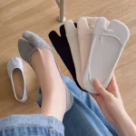Chaussettes d’été à deux doigts pour femmes, fines, antidérapantes, invisibles, coupe basse, bateau, solides, respirantes, en coton, Tabi, confortables Chaussettes d’été à deux doigts pour femmes, fines, antidérapantes, invisibles, coupe basse, bateau, solides, respirantes, en coton, Tabi, confortables