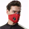 masques faciaux réutilisables pour sports de plein air pour hommes masques anti poussière masque anti poussière au charbon actif avec filtre supplémentaire coton halloween cosplay
