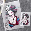 japonais geisha glamour personnalisé moto vélo et carrosserie fenêtre arrière pare brise ordinateur décalcomanie accessoires autocollants