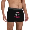 hello kitty boxer mignon pour hommes, sous vêtements ultra doux, culotte fantaisie imprimée