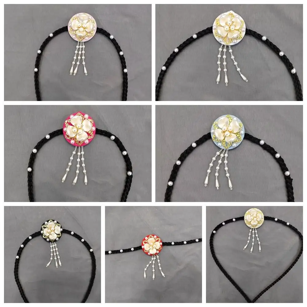 cadeau fleur hanbok perruque coiffure gland perle corée style ethnique bandeau perlé traditionnel scène danse cheveux cerceau filles cadeau fleur hanbok perruque coiffure gland perle corée style ethnique bandeau perlé traditionnel scène danse cheveux cerceau filles