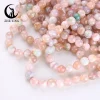 perles d'agate de fleur sakura naturelles bon marché, rondes et lisses, pour la fabrication de bracelets, accessoires de bijouterie à faire soi même, 6, 8, 10mm