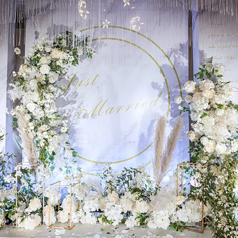 fleur en soie pour mariage, série blanche, haute qualité, fond de bricolage, décoration murale, accessoires de photographie, maison et hôtel fleur en soie pour mariage, série blanche, haute qualité, fond de bricolage, décoration murale, accessoires de photographie, maison et hôtel