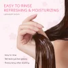 laikou japon sakura après shampooing réparation extrémités fendues cheveux secs lisses pour les soins capillaires teints permanents