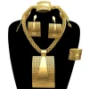 Grand pendentif africain de haute qualité, ensemble de bijoux plaqués or, italien et brésilien, dubaï, FHK12864, nouvelle collection 2023 Grand pendentif africain de haute qualité, ensemble de bijoux plaqués or, italien et brésilien, dubaï, FHK12864, nouvelle collection 2023