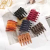 peignes à cheveux pour femmes, 2 à 1 paire, épingle à cheveux coréenne de couleur unie, queue de cheval, accessoires pour cheveux, pince à cheveux antidérapante, couvre chef mat