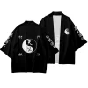 kimono japonais pour enfants de 3 à 14 ans, costume traditionnel pour garçons et filles, mode kimono haori, veste cardigan, vêtements de plage pour enfants, cape