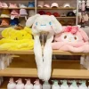 chapeau coupe vent en peluche kawaii pour couple, cinnamoroll, my melody, kuromi, hello kitty, oreilles mobiles, point de dessin animé, extérieur, chaud
