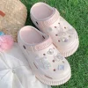 sabots de jardin, breloques pour chaussures, accessoires de chaussures élégants et mignons, décoration de chaussures de plage d'été pour femmes et filles, 10 pièces