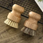 Brosses à récurer en bambou pour la vaisselle, épurateurs de livres en bois de cuisine pour laver la poêle en fonte, pot, poils en sisal naturel Brosses à récurer en bambou pour la vaisselle, épurateurs de livres en bois de cuisine pour laver la poêle en fonte, pot, poils en sisal naturel