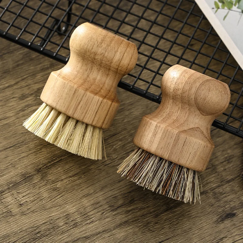 Brosses à récurer en bambou pour la vaisselle, épurateurs de livres en bois de cuisine pour laver la poêle en fonte, pot, poils en sisal naturel Brosses à récurer en bambou pour la vaisselle, épurateurs de livres en bois de cuisine pour laver la poêle en fonte, pot, poils en sisal naturel