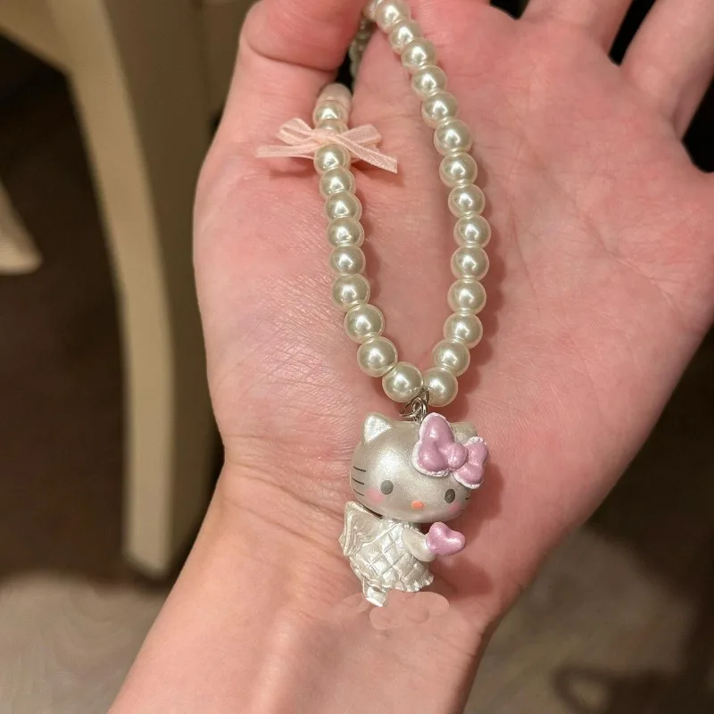 collier pendentif pour femmes, joli collier à breloques rose avec nœud, bijoux anime kawaii, cadeau pour filles collier pendentif pour femmes, joli collier à breloques rose avec nœud, bijoux anime kawaii, cadeau pour filles