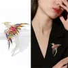 broche phénix exquise et à la mode, 1 pièce, accessoires de bijoux créatifs rétro animaux, cadeau tendance de fête, vente en gros, 2025