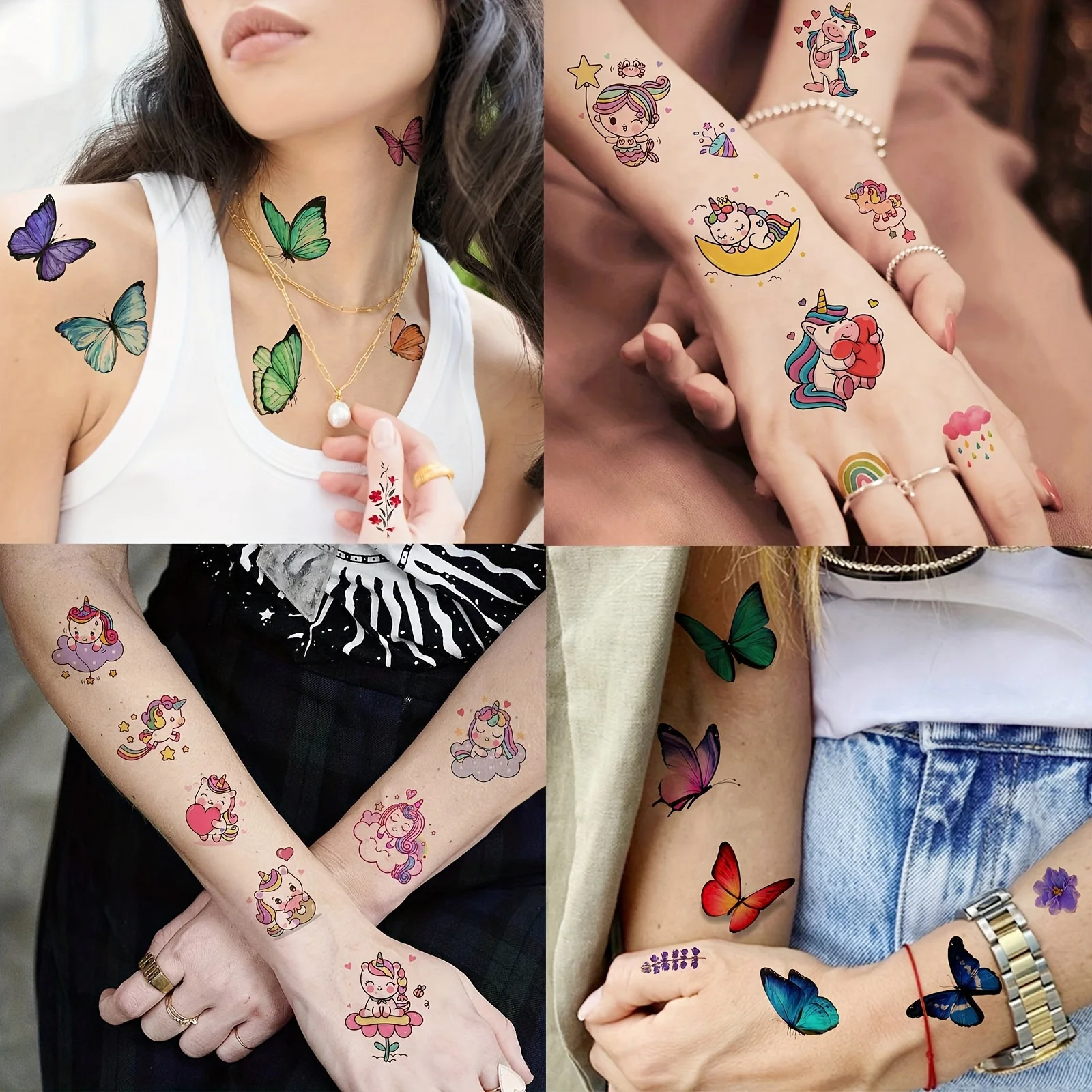 60 feuilles 500 + modèles tatouages temporaires de dessin animé pour filles garçons bras mains cou groovy mignon sirène licorne dinosaure papillon 60 feuilles 500 + modèles tatouages temporaires de dessin animé pour filles garçons bras mains cou groovy mignon sirène licorne dinosaure papillon