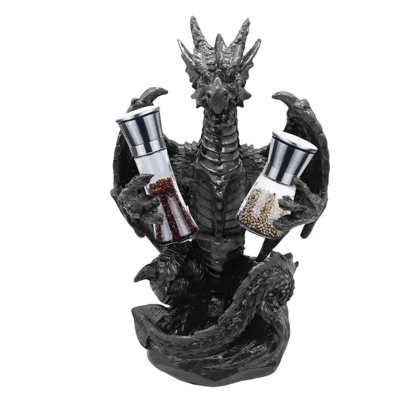 Statue de dragon de style gothique, sculpture décorative, figurine de dinosaure, ornement réaliste, belle
