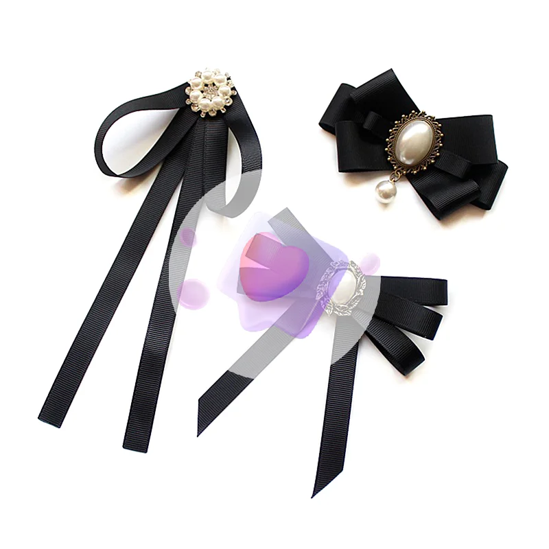Broches en ruban d’imitation de perles, épingle à nœud papillon, Vintage, col pré-attaché, bijoux, chemise à nœud papillon, Clip de cravate pour femmes et filles Broches en ruban d’imitation de perles, épingle à nœud papillon, Vintage, col pré-attaché, bijoux, chemise à nœud papillon, Clip de cravate pour femmes et filles
