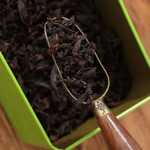 Cuillère à thé en ébène, 1 pièce, cuillère à thé en bois massif rétro créatif, pelle à thé KongFu, accessoires de cérémonie du thé, cadeau