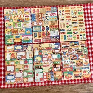 Kawaii japonais Vintage Showa Style autocollant livre mignon Journal Scrapbook décor matériel étui de téléphone portable papeterie décalcomanies travaux manuels Kawaii japonais Vintage Showa Style autocollant livre mignon Journal Scrapbook décor matériel étui de téléphone portable papeterie décalcomanies travaux manuels