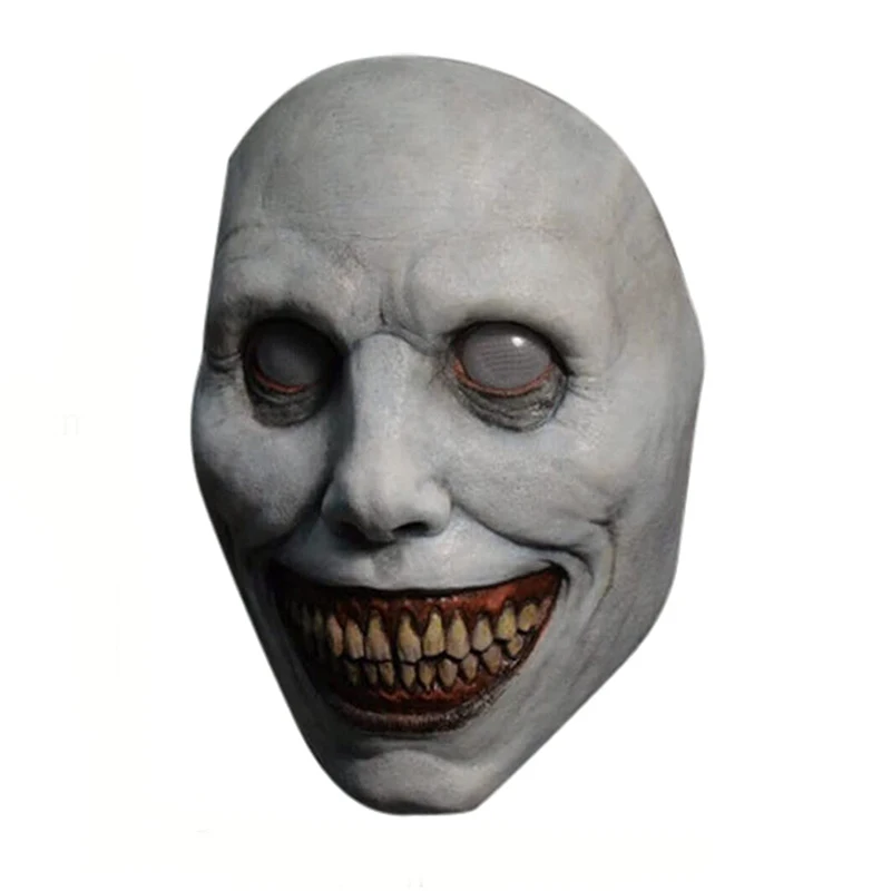 Masque d’halloween, masques faciaux effrayants et souriants, accessoires de Cosplay le maléfique, mascarade de fête, masque d’halloween, accessoire de vêtements Masque d’halloween, masques faciaux effrayants et souriants, accessoires de Cosplay le maléfique, mascarade de fête, masque d’halloween, accessoire de vêtements