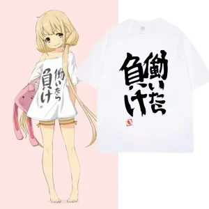 Anime Sakura Futaba personnage imprimé T-Shirt texte chinois Style de jeu de rôle T-Shirt à la mode été femmes T-Shirt Style de rue Anime Sakura Futaba personnage imprimé T-Shirt texte chinois Style de jeu de rôle T-Shirt à la mode été femmes T-Shirt Style de rue