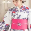 cravate ceinture kimono obi jime pour robe traditionnelle, cordon de taille réglable avec détails perlés