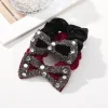awaytr anneau de cheveux avec nministériels d en strass, accessoire japonais, ondulé, brcorporelle, tête, fleur, artificiel astique, corde de tête pour fille coréenne et femme