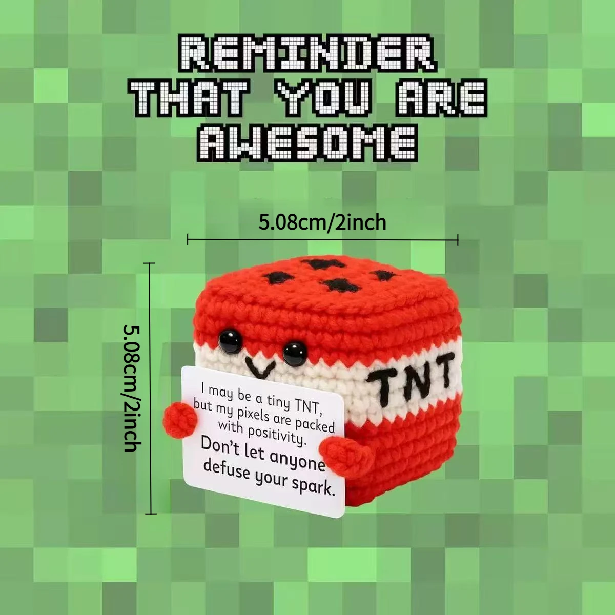 articles décoratifs créatifs de style pixel, 1 pièce, encourage les ornements finis tissés à la main pour offrir en cadeaux articles décoratifs créatifs de style pixel, 1 pièce, encourage les ornements finis tissés à la main pour offrir en cadeaux