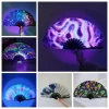 Éventail pliant coloré holographique Rave Fans bambou ventilateurs à main pour les fêtes dansantes de festival ventilateur portable cadeau de mariage pour les invités Éventail pliant coloré holographique Rave Fans bambou ventilateurs à main pour les fêtes dansantes de festival ventilateur portable cadeau de mariage pour les invités