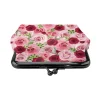 porte monnaie en cuir imprimé rose rouge pour femme, petit portefeuille à fermeture à fermoir, poupées changeantes, cadeaux pour femme, filles