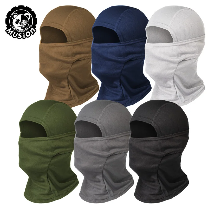 Cagoule tactique musulmane, masque complet à séchage rapide, randonnée, Camping, chasse, casquette Airsoft, couvre-tête de vélo, été pour hommes et femmes Cagoule tactique musulmane, masque complet à séchage rapide, randonnée, Camping, chasse, casquette Airsoft, couvre-tête de vélo, été pour hommes et femmes