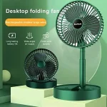 Ventilateur portatif pliant en gros d&rsquo;usine ventilateur de sol rechargeable ventilateurs télescopiques sans fil de bureau USB