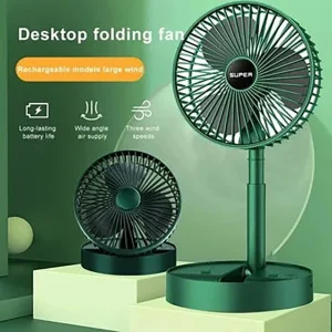 Ventilateur portatif pliant en gros d&rsquo;usine ventilateur de sol rechargeable ventilateurs télescopiques sans fil de bureau USB