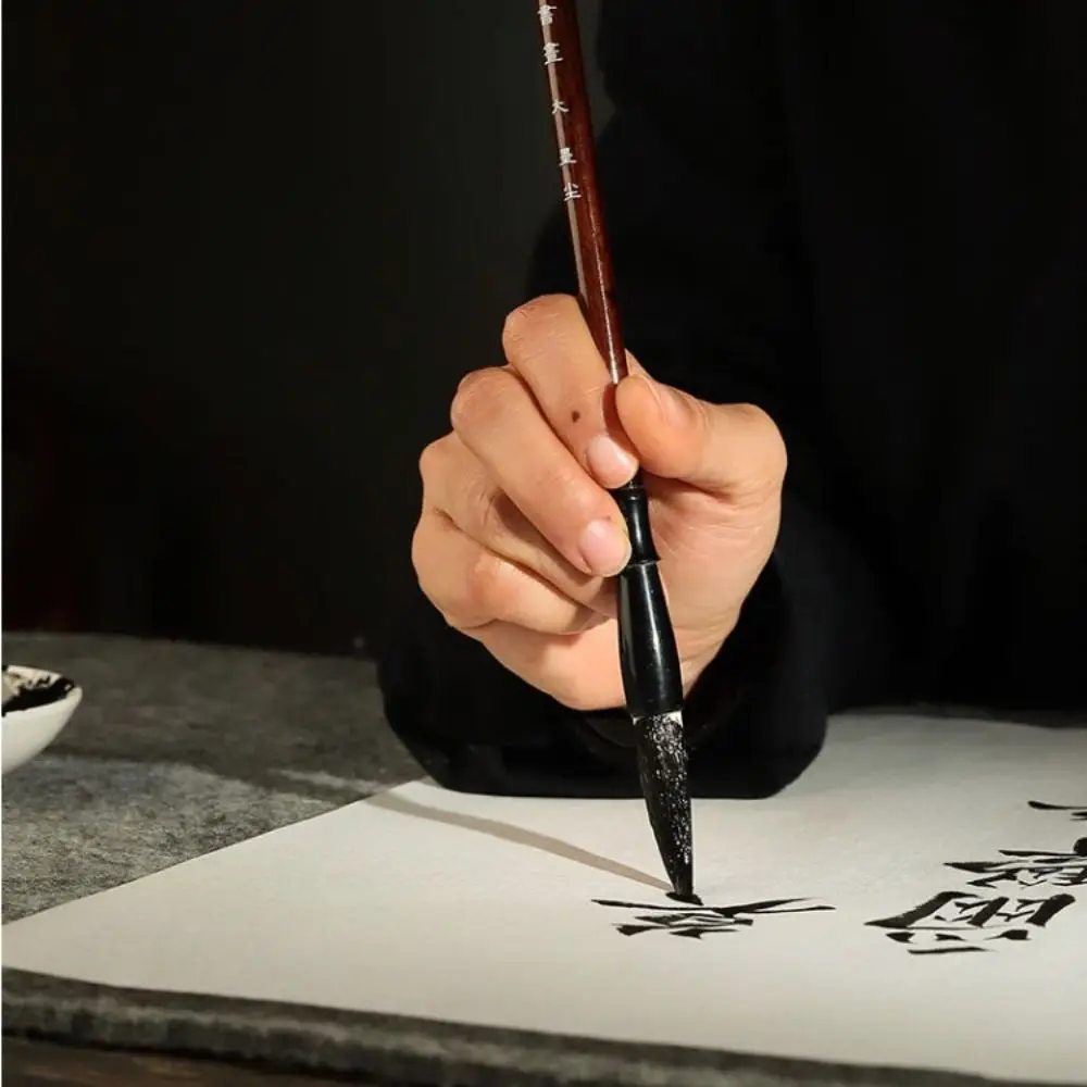 pinceau de calligraphie traditionnelle chinoise, peinture à l'huile, aquarelle, écritures, bois, poils de loup, pinceau d'art pinceau de calligraphie traditionnelle chinoise, peinture à l'huile, aquarelle, écritures, bois, poils de loup, pinceau d'art