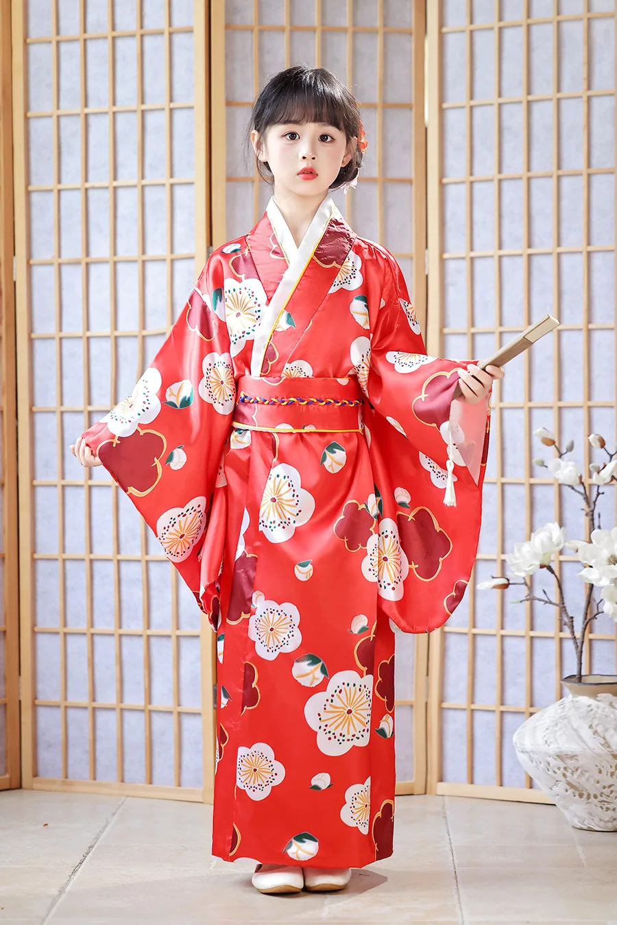 kimono japonais yukata geisha pour enfants, robe de soirée, kimono traditionnel vintage avec obi, nouveauté, costume de cosplay pour filles, peignoir kimono japonais yukata geisha pour enfants, robe de soirée, kimono traditionnel vintage avec obi, nouveauté, costume de cosplay pour filles, peignoir