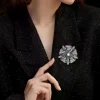 strass fleur de cerisier broche broches plantes corsage pour vêtements pour femmes sac à dos décor cadeaux