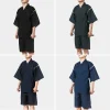 Kimono traditionnel japonais samouraï Ninja pour jeu de rôle, peignoir Yukata pour hommes, costume de Sauna ample, vêtements de maison, haut d&rsquo;été à manches courtes