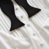 nœud papillon réglable pré attaché pour hommes, couleur unie, élégant, pour fête de mariage, événement, vente en gros, facile à porter, style britannique