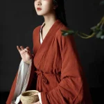 Robe Hanfu en coton et lin pour femmes, ensemble Hanfu traditionnel chinois, Costume de carnaval d’halloween Cosplay, robe Hanfu rouge pour femmes Robe Hanfu en coton et lin pour femmes, ensemble Hanfu traditionnel chinois, Costume de carnaval d’halloween Cosplay, robe Hanfu rouge pour femmes