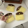 porte monnaie pudding caramel kawaii, mini sac de rangement, sac mignon, porte carte, écouteurs en peluche portable d1c0