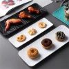 assiette à sushi de style japonais, facile à nettoyer, design élégant, vaisselle tendance durable, essentiels de service de sushi uniques et polyvalents